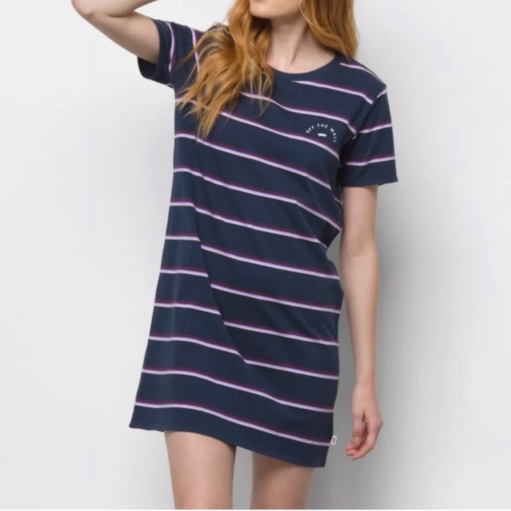 Vans Chromatic Stripe T-shirt Dress